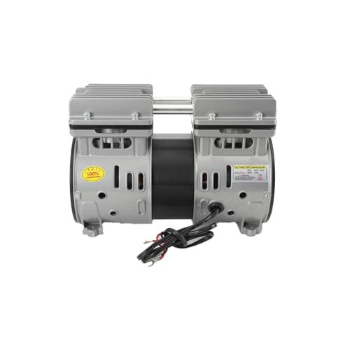 Lfhelper ölfreier Luftkompressor Kopf Silent Kompressor Druckluft 1400rpm, 550W Flüsterkompressor 8 Bar Motor, Ölfreies Kompressor Aggregat Kompressoraggregat Für Kunststoffmaschinen Klima 220V von Lfhelper