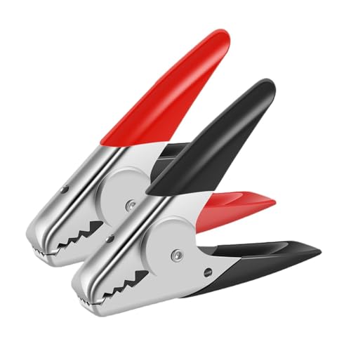 2pcs Tragbare Robuste Batterieklemmen Für Autokabel Und Ladung Mit Isolierenden Griffkonstruktionen Bequem von LfrXtra