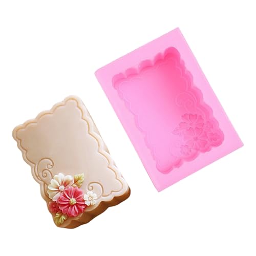 LfrXtra Home,Retangular Silicone Soap Molds Flower Retangular Silicone Candle Molds for Epoxy Resin Handmade Candle Soap LfrXtra Home,Retangular Silicone Soap Molds Flower Retangular Silicone Candle Molds for Epoxy Resin Handmade Candle Soap von LfrXtra