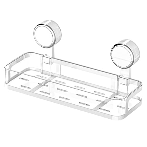 LfrXtra Platzsparende Badezimmer-Organizer mit starkem Saugnapf, stabile Aufbewahrungsregale für glatte Oberflächen LfrXtra Platzsparende Badezimmer-Organizer mit starkem Saugnapf, stabile Aufbewahrungsregale für glatte Oberflächen von LfrXtra