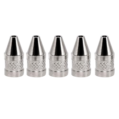 LfrXtra Werkzeug, 5 Stück, 1,6 mm/1,2 mm Düse, Eisenspitzen, Metall, Lötspitze, Schweißspitze für elektrische Vakuum-Lötsauger, Entlötpumpen, Weldin von LfrXtra