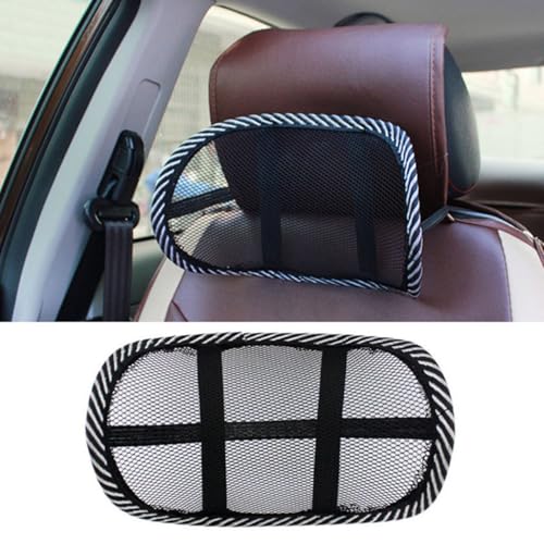 LgeQWWs 2 Stück Auto-Nackenkissen aus Mesh,Autositz-Kopf-Nackenstütze-Kissen,Autositz-Zubehör,für Jaguar XE XF XK XJ XKR XJL XFL von LgeQWWs
