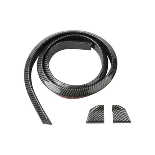 LgeQWWs Auto Heckspoiler,Auto Kofferraumspoiler,Auto Spoiler Zubehör,für Vw Golf VI Cabrio (517),C-Width 4.5CM Carbon Fibre Black von LgeQWWs