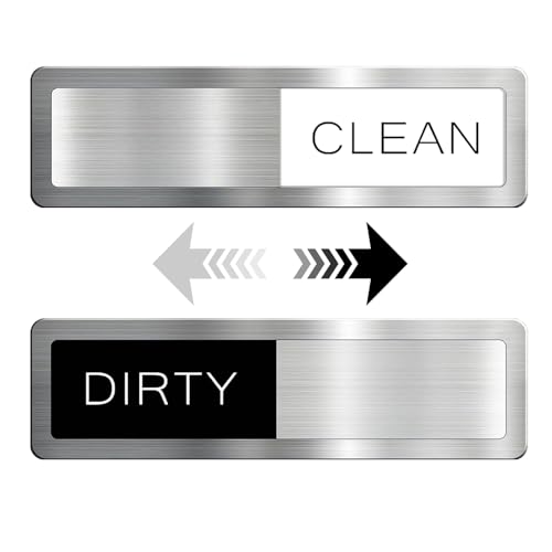 LgowithU Magnet für Geschirrspüler Clean Dirty, Spülmaschinen Sauber/Schmutzig Zeichen, Spülmaschine Magnet Indicator, Klare & leicht lesbare Schriftart, Geschirrspüler Küchenzabehör von LgowithU