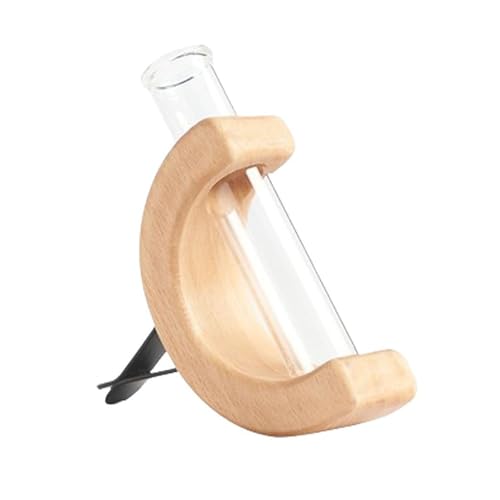Vase Auto Glasvase, Mini Auto Vase Entlüftungsclip, Holz vase Clip für Auto Lüftungsschlitz-Dekoration, Blumenkasten Auto Deko Blumen Halter Innendekoration Vase Auto Glasvase, Mini Auto Vase Entlüftungsclip, Holz vase Clip für Auto Lüftungsschlitz-Dekoration, Blumenkasten Auto Deko Blumen Halter Innendekoration von Lguaquanx