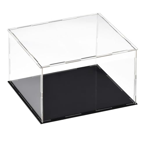 0,5 cm dicke Acryl-Aufbewahrungsbox – rechteckige Vitrine, wiederverwendbarer Organizer für nachhaltiges Sammeln, 20 x 20 x 20 cm von Lhayeu
