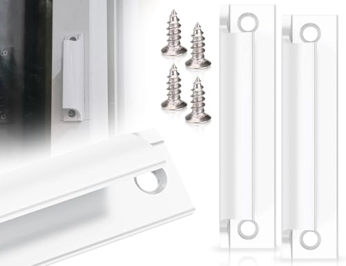 Lhbwhiz 2 Stück Balkontürgriff,Terassentürgriff,Aluminiumlegierungsgriff,Schiebetürgriff,Schrankschubladengriff mit Schrauben,Möbelbeschläge,Schubladengriff,für Türen und Fenster,Schranktüren(Weiß) Lhbwhiz 2 Stück Balkontürgriff,Terassentürgriff,Aluminiumlegierungsgriff,Schiebetürgriff,Schrankschubladengriff mit Schrauben,Möbelbeschläge,Schubladengriff,für Türen und Fenster,Schranktüren(Weiß) von Lhbwhiz
