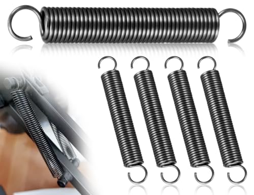 Lhbwhiz 4 Stück Zugfedern,Edelstahl Kleine Spannfedern mit Haken,Doppelhaken federstahldraht,70 mm freie Länge,Außendurchmesser 10 mm,Drahtdurchmesser 1.2 mm,Geeignet für die meisten Szenarien von Lhbwhiz