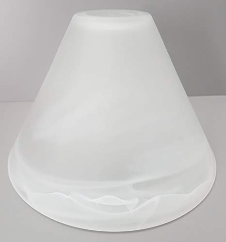 Ersatzglas Lampenglas Lampenschirm konisch E14 alabasterfarbig Pendelleuchte Tischleuchte Leseleuchte Fluterglas von Lhh