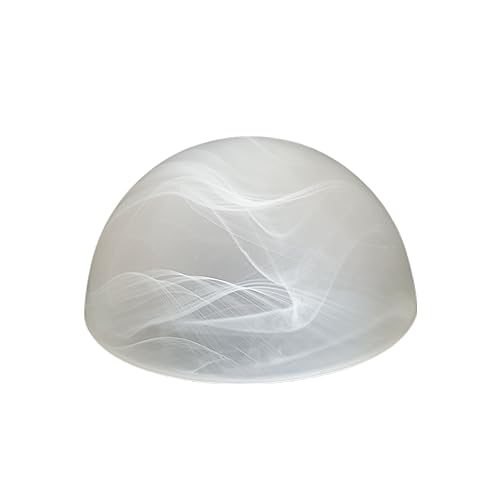 Lampenschirm E14 Aufsetzglas Ersatzglas Lampenschirm für Trio Fynn 92271-07 Schirm Ersatzschirm Lampenglas für Tischlampe Fluter Leuchte (1x Fynn Aufsetzglas Tischleuchte) von Lhh