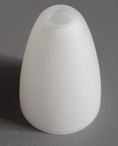 Lampenschirm Schute Ersatzglas Lampenschirm G4 Opalglas weiß matt gerade Ø4,5cm (gerade G4 weiß) von Lhh