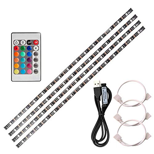 Li-xada 4 * 50cm USB LED Strip Lights Kit Flexible mit Mini Fernbedienung Home LED Tape Strip für TV Computer Hintergrundbeleuchtung Li-xada 4 * 50cm USB LED Strip Lights Kit Flexible mit Mini Fernbedienung Home LED Tape Strip für TV Computer Hintergrundbeleuchtung von Lixada