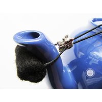 Tropfenfänger - Drachenkopf Schwarzes Gummi, Schwarzer Auffänger von LiAnnKunterbunt