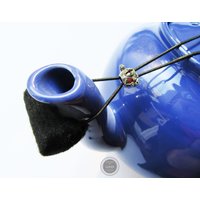 Tropfenfänger - Kleine Teekanne Schwarzes Gummi, Schwarzer Auffänger von LiAnnKunterbunt