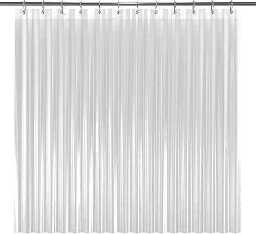 LiBa Duschvorhang Transparent 183x183 cm, Duschvorhang mit Gewicht Unten PEVA 8 Gauge, Duschvorhang Durchsichtig Anti-Schimmel Länger als Duschvorhang, Dusch Vorhang Shower Curtains (72" W x 72" H) LiBa Duschvorhang Transparent 183x183 cm, Duschvorhang mit Gewicht Unten PEVA 8 Gauge, Duschvorhang Durchsichtig Anti-Schimmel Länger als Duschvorhang, Dusch Vorhang Shower Curtains (72" W x 72" H) von LiBa