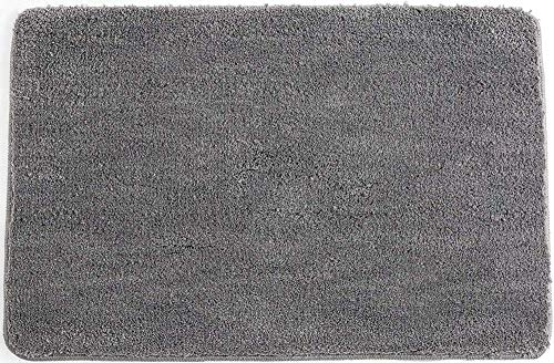 LiGG LiGG Badematte Anti Rutsch Badteppich Absorbent Badezimmerteppich Microfaser Badvorleger Extralange Badematten, Grau, 50 x 80 cm LiGG LiGG Badematte Anti Rutsch Badteppich Absorbent Badezimmerteppich Microfaser Badvorleger Extralange Badematten, Grau, 50 x 80 cm von LiGG LiGG