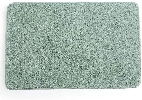 LiGG LiGG Badematte Anti Rutsch Badteppich Absorbent Badezimmerteppich Microfaser Badvorleger Extralange Badematten, Grün, 30 x 50 cm von LiGG LiGG