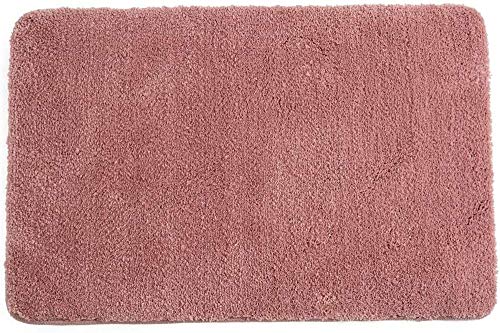 LiGG LiGG Badematte Anti Rutsch Badteppich Absorbent Badezimmerteppich Microfaser Badvorleger Extralange Badematten, Rosa, 30 x 50 cm von LiGG LiGG