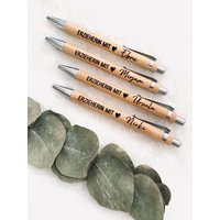 Abschiedsgeschenk, Geschenk Für Erzieher Und Erzieherin/Personalisierter Holzkugelschreiber Mit Wunschgravur Abschiedsgeschenk, Geschenk Für Erzieher Und Erzieherin/Personalisierter Holzkugelschreiber Mit Wunschgravur von LiHiDekoShop