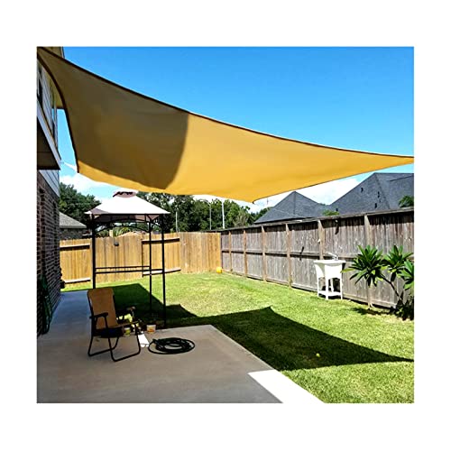 Garden Sail Rectangle Sun Shade Sail Canopy Awning Fabric Cloth Screen UV Block Sunshade Cover Waterproof Durable for Garden Outdoor Yard Patio Carport Pergola - Sand Color LiJJi von LiJJi