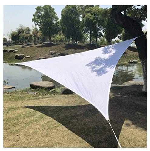 Sun Shade Sail White Triangle Shade Sails Waterproof tarp for Swimming Pool Garden Terrace Awning LiJJi von LiJJi