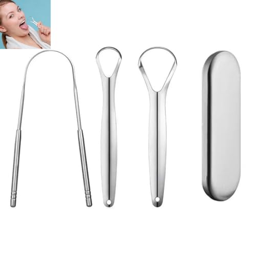 LiJuanWang Zungenreiniger,3 PCS Tongue Scraper zungenbürste,Tounge Scraper,zungenschaber Edelstahl Tongue Cleaner für Mundpflege Cleaner,Gegen Mundgeruch Heilt Schlechten Atem LiJuanWang Zungenreiniger,3 PCS Tongue Scraper zungenbürste,Tounge Scraper,zungenschaber Edelstahl Tongue Cleaner für Mundpflege Cleaner,Gegen Mundgeruch Heilt Schlechten Atem von LiJuanWang