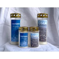 Unvergessen | Personalisierte Grabkerze in Zwei Größen Trauergeschenk Erinnerung Gedenkkerze Trauerkerze Unvergessen | Personalisierte Grabkerze in Zwei Größen Trauergeschenk Erinnerung Gedenkkerze Trauerkerze von LiLiShopLichtarbeit