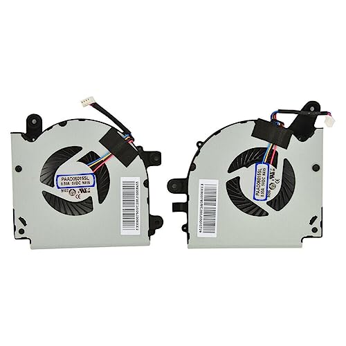 CPU+GPU Lüfter Kühlung Lüfter für MSI GF75 Thin 8RC 8RD 9SC 9SD PAAD06015SL N415 N416 (CPU+GPU-Lüfter) von LiLiTok