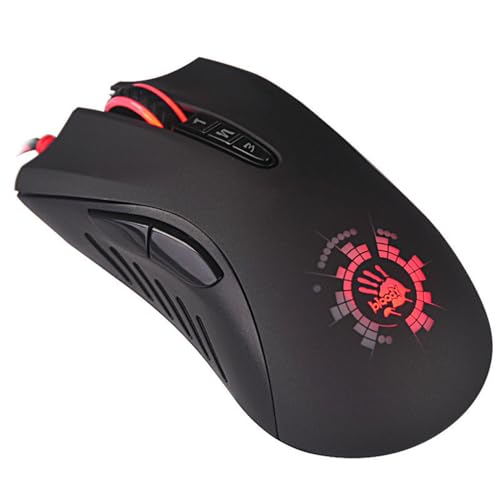 Für Bloody A91 Optische Gaming Maus mit Licht Strike (LK) Optische Schalter und Rollen – 4000 DPI - 8 Programmierbare Tasten und Fortgeschrittene Makros –A91 Mäuse (Inaktive Version) von LiLiTok