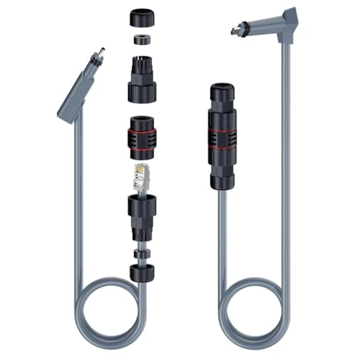LiLiTok für Starlink SPX Stecker auf RJ45 Adapater, für Starlink Internet Kabel Adapter SPX Stecker auf RJ45 Stecker, für Starlink Gen 2 Dish und Router Zubehör Wasserdicht (RJ45-Anschluss) von LiLiTok