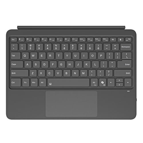Surface Pro 12 Tastatur [Englisch QWERTY] für Microsoft Surface Pro 12, Bluetooth Tastatur- Backlit -Magnetischer Link, Wiederaufladbare Type Cover mit Touchpad (Grau) von LiLiTok