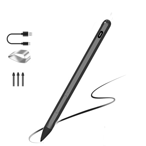Surface Pro 8 Stift S Pen, Eingabestift für Surface Pro 9 8 7 6 5 4 X Stift/Surface Go 3 Go2 /Surface Book/Studio Stift Stylus Pen, 4096 Stufen, Palm Rejection Stift (Schwarz) von LiLiTok