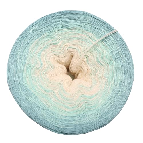 Farbverlaufsgarn Seeperle 4 oder 3 Fach Bobbel Wolle häkeln stricken strickgarn (Seeperle - Jade außen, 4Fach - 300g/1140m) von LiLu´s Märchengarne