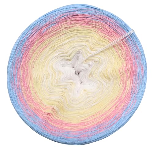 Farbverlaufsgarn Träumerle 4 oder 3 Fach Bobbel Wolle häkeln stricken strickgarn (Träumerle - Aqua außen, 4Fach - 400g/1520m) von LiLu´s Märchengarne