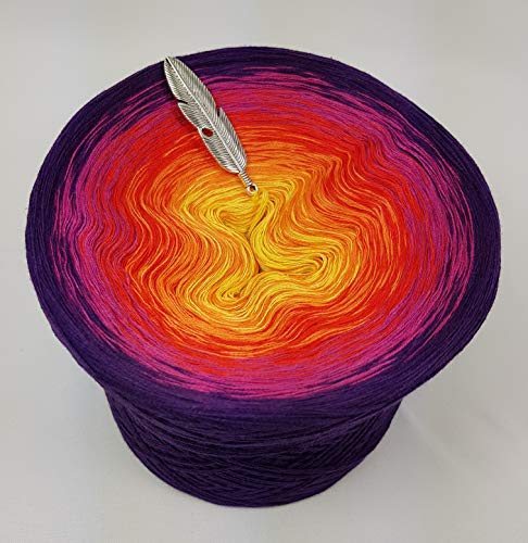 Feuerblume Lila außen 400g - 1520m Feuerblume Lila außen 400g - 1520m von LiLu´s Märchengarne