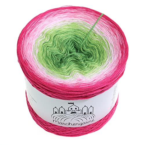 LiLu´s Farbverlaufsgarn Blütenzauber Fuchsia außen 4fach - 400g /1520m von LiLu´s Märchengarne