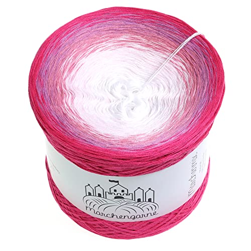 LiLu´s Märchengarne Farbverlaufsgarn Lovely Fuchsia außen 4fach - 300g /1140m von LiLu´s Märchengarne