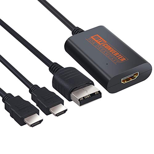 LiNKFOR Sega Dreamcast zu HDMI Konverter Adapter, HDMI Konverter für Sega Dreamcast mit 1.5m HD HDMI Adapterkabel für DC Consele VGA zu HDMI Konverter Unterstützt PAL NTSC für VGA Dreamcast Spiele von LiNKFOR
