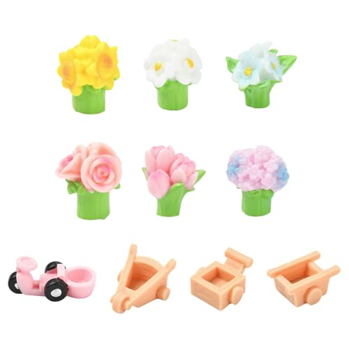 LiQunSweet 40 Stück 10 Stile schöne Blumen und Wagen Set Harz Ornament Cabochons Floral ohne Loch Perlen Display für DIY Schmuck Verzierung Handwerk Home Office Schreibtisch Dekor LiQunSweet 40 Stück 10 Stile schöne Blumen und Wagen Set Harz Ornament Cabochons Floral ohne Loch Perlen Display für DIY Schmuck Verzierung Handwerk Home Office Schreibtisch Dekor von LiQunSweet