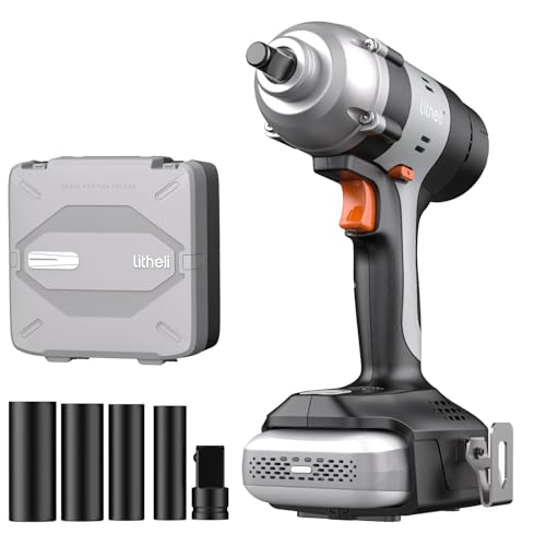 LiTHELi Akku Schlagschrauber, 400Nm Drehmoment Schlagschrauber, 1/2 Zoll Schlagschrauber mit LED-Licht, 2.0Ah Akku, Variable Geschwindigkeiten für Haus Auto DIY-Möbel LiTHELi Akku Schlagschrauber, 400Nm Drehmoment Schlagschrauber, 1/2 Zoll Schlagschrauber mit LED-Licht, 2.0Ah Akku, Variable Geschwindigkeiten für Haus Auto DIY-Möbel von LiTHELi