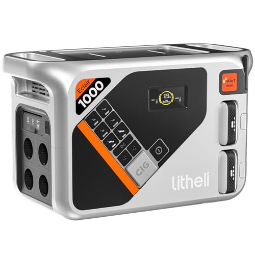 Litheli Tragbarer Stromspeicher Eclair 1000, 1800W Solarstromgenerator, 1069Wh Outdoor-Generator, 1H Schnellladung LiFePO4-Stromspeicher für Outdoor-Camping, Notfälle und Wohnmobile. Litheli Tragbarer Stromspeicher Eclair 1000, 1800W Solarstromgenerator, 1069Wh Outdoor-Generator, 1H Schnellladung LiFePO4-Stromspeicher für Outdoor-Camping, Notfälle und Wohnmobile. von LiTHELi