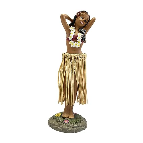 Hawaiian Dashboard Doll Hawaii Hula Girl Dashboard Bobbleheads für Fahrer Armaturenbrett Hochzeit Büro Esszimmer von LiTaiJingNice