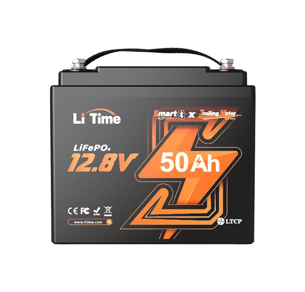 LiTime LiTime Lithium Batterie LiFePO4 mit smart BMS 4000+ Zyklen Solarakkus (12 V), Geeignet für Außenborder Motor, Schlauchboote mit Motor, Solaranlage LiTime LiTime Lithium Batterie LiFePO4 mit smart BMS 4000+ Zyklen Solarakkus (12 V), Geeignet für Außenborder Motor, Schlauchboote mit Motor, Solaranlage von LiTime