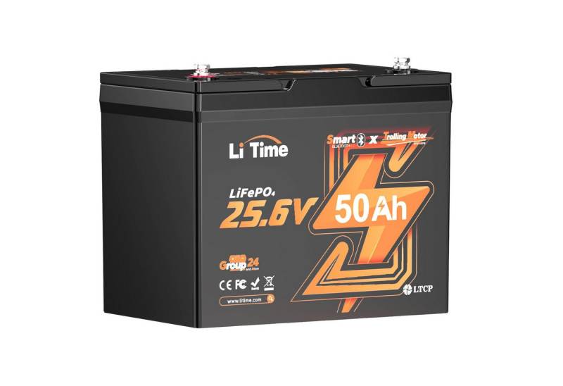 LiTime LiTime Lithium Batterie LiFePO4 mit smart BMS 4000+ Zyklen Solarakkus (24 V), Geeignet für Außenborder Motor, Schlauchboote mit Motor, Solaranlage LiTime LiTime Lithium Batterie LiFePO4 mit smart BMS 4000+ Zyklen Solarakkus (24 V), Geeignet für Außenborder Motor, Schlauchboote mit Motor, Solaranlage von LiTime