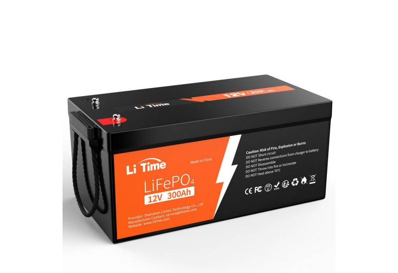 LiTime 12V 50Ah-300Ah Lithium Batterie PV Stromspeicher LiFePO4 Solarakkus (12 V), Geeignet für Wohnmobile, Boote, Wohnwagen und Solarsysteme von LiTime