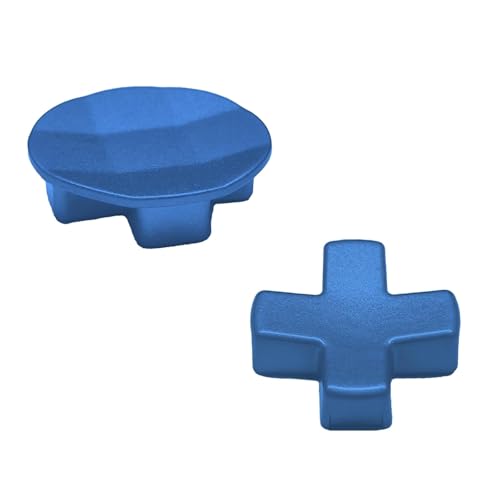 2 in 1 Set D-Pads aus Metall für Xbox Elite Series 2 Controller, Ersatzteile Kit Richtungstaste für Xbox Controller Series 2 Core/Elite Series 2 Controller, Farbe: Blau von LiXiongBao