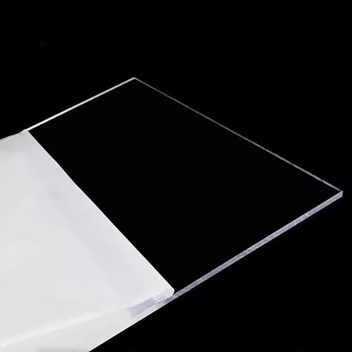 Polycarbonat-Dachplatte, durchsichtige Kunststoffplatte, große transparente Acrylplatte, UV-Schutz, für Heimwerker, Handwerk, Glasersatz, Gewächshaus, Carports, Markise, anpassbar (40 x 120 von LiYaHead