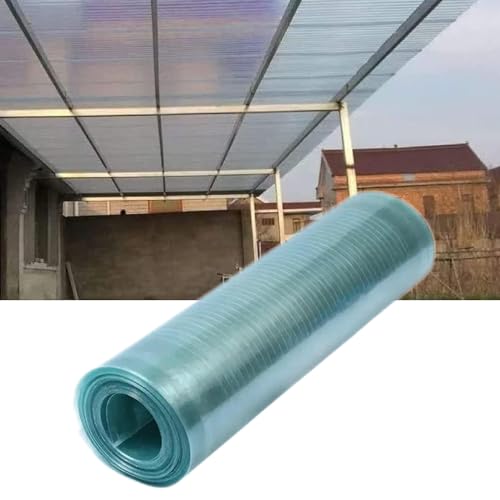 Polycarbonat-Gewächshausplatten, transparente Kunststoff-Dachplatte, UV-geschützt, regenfest, Vordach-Markisenschutz für den Außenbereich, Glasersatz, Frühbeet-Dachverkleidung (0,6 x 1 m) von LiYaHead