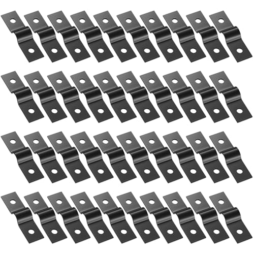 40 Stück Doppelstabmattenzaun Mattenhalter Pfosten, Doppelstabmattenzaun Befestigung Zubehör, 6 mm Bogen Q235 Eisen Rohrschellen Rohrhalterungen Spanndraht Maschendraht Zaun Schlauchschnalle 40 Stück Doppelstabmattenzaun Mattenhalter Pfosten, Doppelstabmattenzaun Befestigung Zubehör, 6 mm Bogen Q235 Eisen Rohrschellen Rohrhalterungen Spanndraht Maschendraht Zaun Schlauchschnalle von LiYiJiKeJi