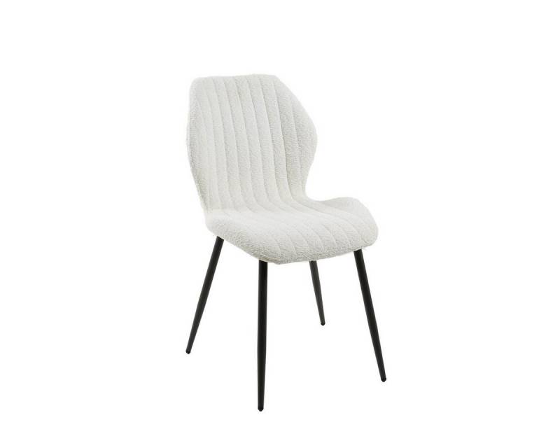 Liadomo Esszimmerstuhl Madrid, mit Bouclébezug, 4-Fuß-Gestell aus Metall, ergonomische Form Liadomo Esszimmerstuhl Madrid, mit Bouclébezug, 4-Fuß-Gestell aus Metall, ergonomische Form von Liadomo